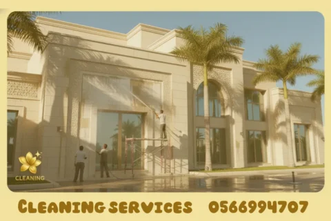 تنظيف بعد التشطيب