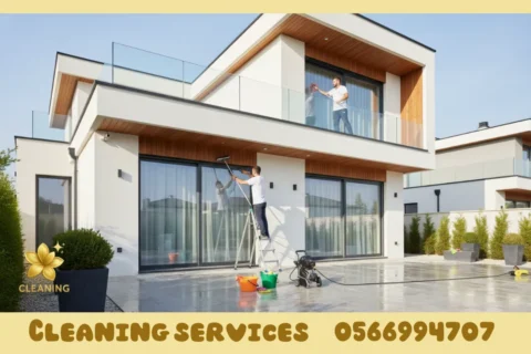 تنظيف بعد التشطيب