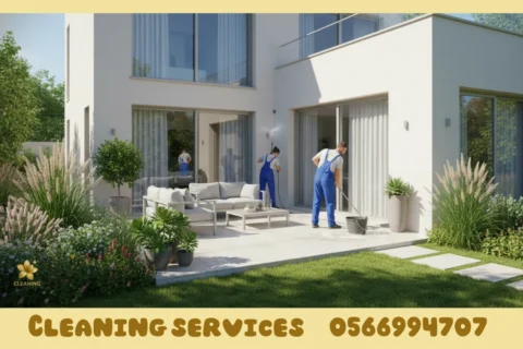 تنظيف بعد التشطيب