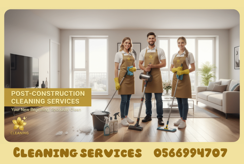 Post Construction Cleaning in Dubai