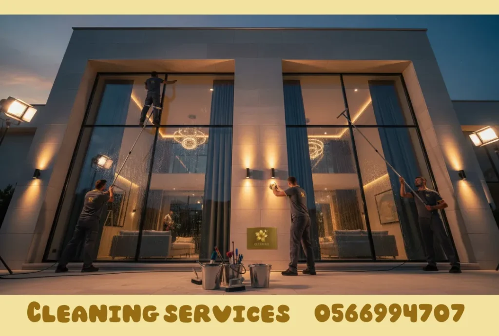Villa facade cleaning in Ajman